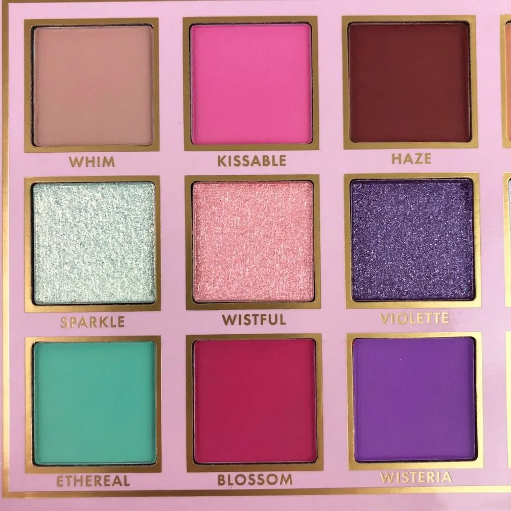 NIB Ace Beaute Whimsical Bloom Eyeshadow Palette Pastel Bright Fairycore